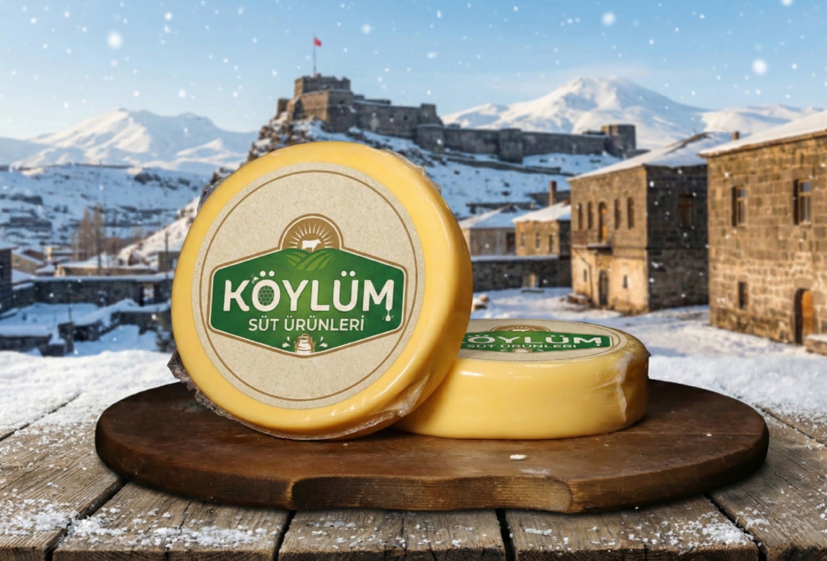 Köylüm Kars Göbek Kaşar Peyniri